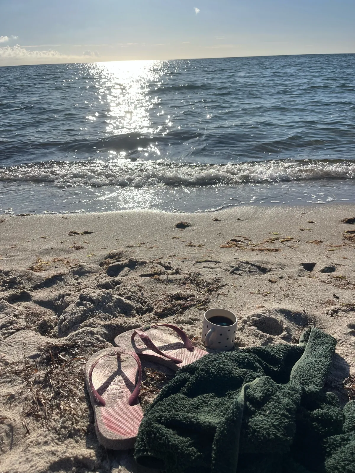 Strand tæt på sommerhuset